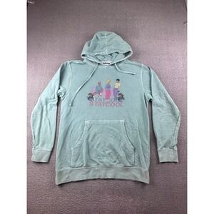 Staycoolnyc Hoodie Unisex Adults M Green Regular Fit Graphic Print Streetwear